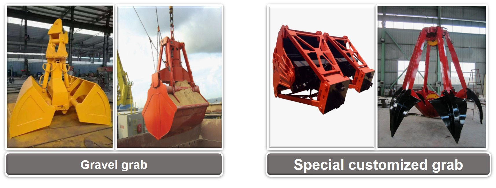 Hydraulic grab bucket